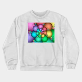 Pastel Colours Spiral Crewneck Sweatshirt